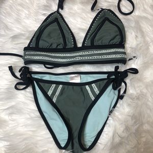cute green bikini